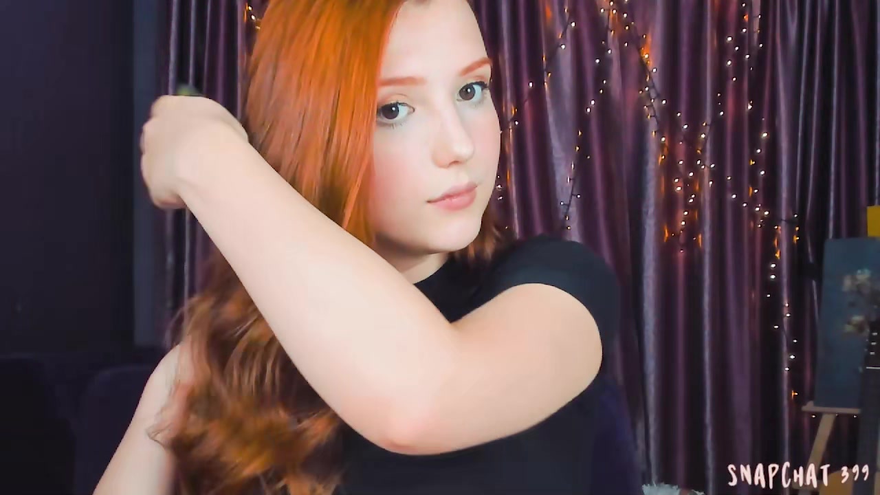 Amazing Red Head Blowing Herself