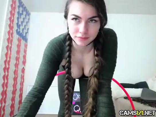 Hot Amateur Teen Shows Pussy & Tits on Webcam pt 1