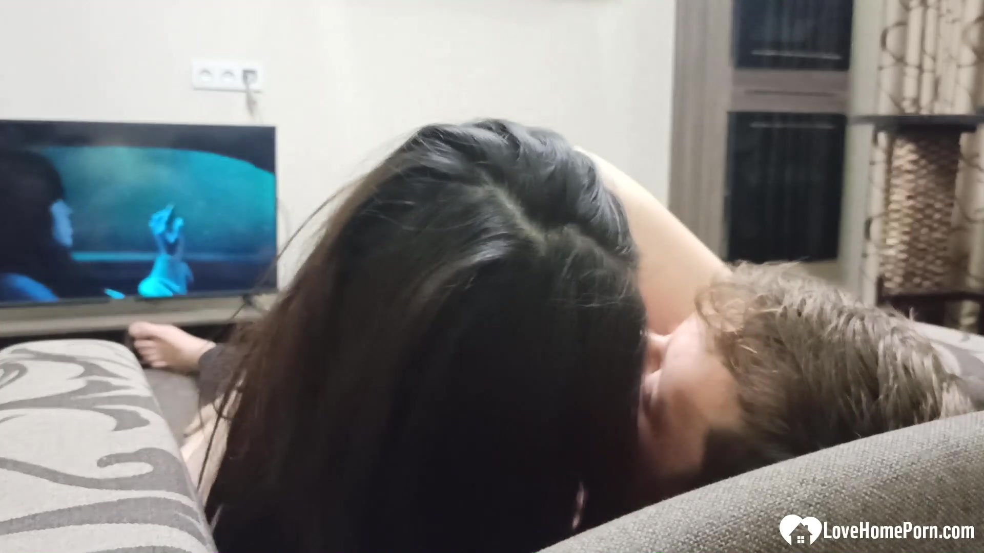 Stepsister loves taking care of his hard cock