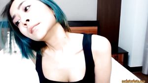Japanese Small Titty Webcam Model Topless - 1080p