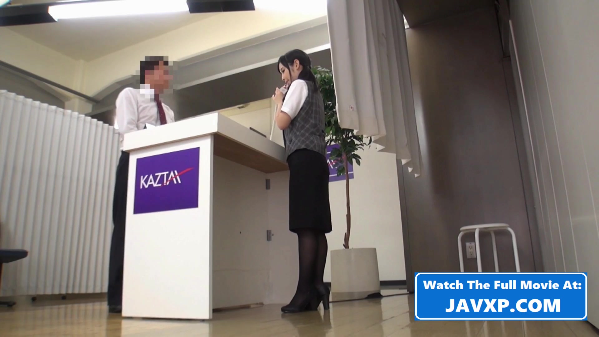Japanese Teen First Day At The Job