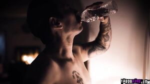 Stepdaughter shares a night with stepdad