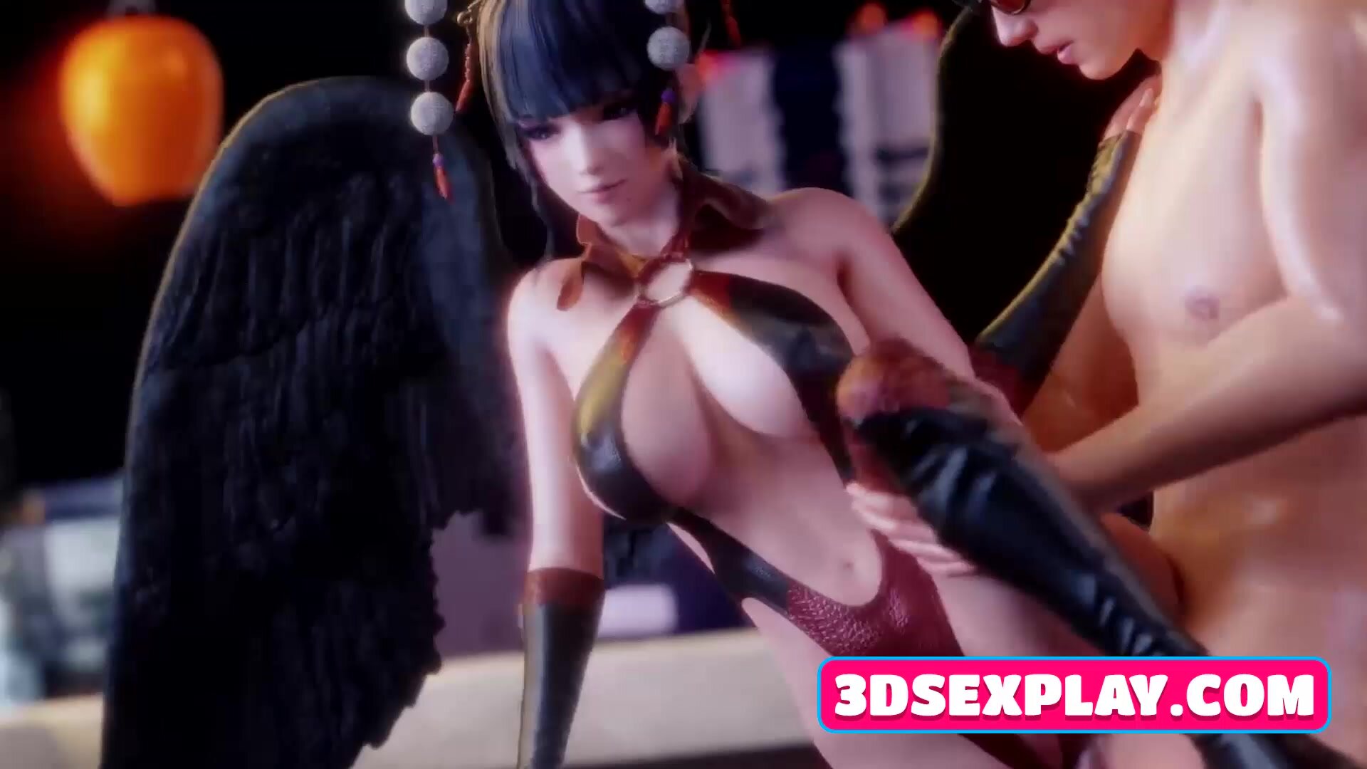 Animation Best Collection of Nyotengu with Virgin Pussy Fucks