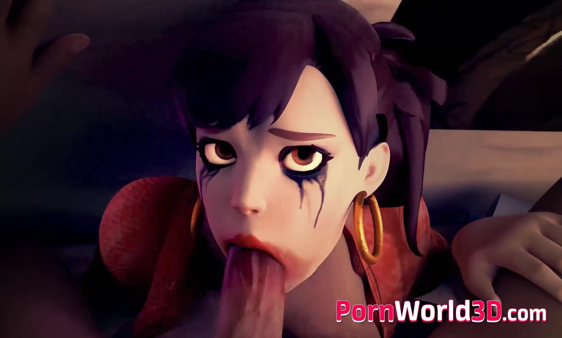 DVa Gets a Big Fat Cock in Her Little Mouth