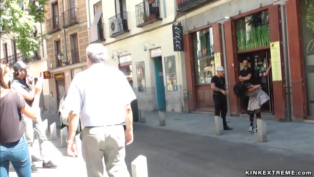Spanish beauty fucked on the streets