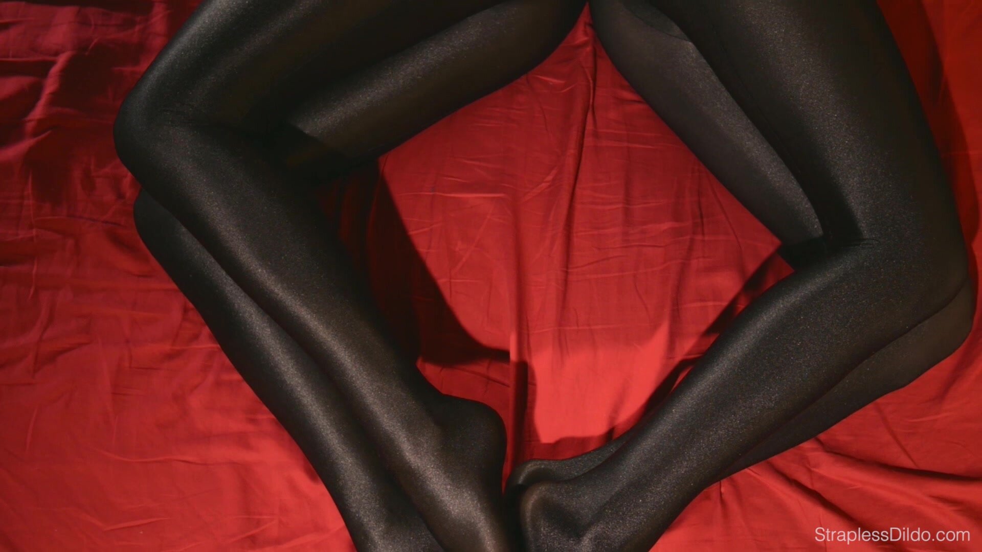 StraplessDildo - Sex In Silky Black Pantyhose Vids Merr
