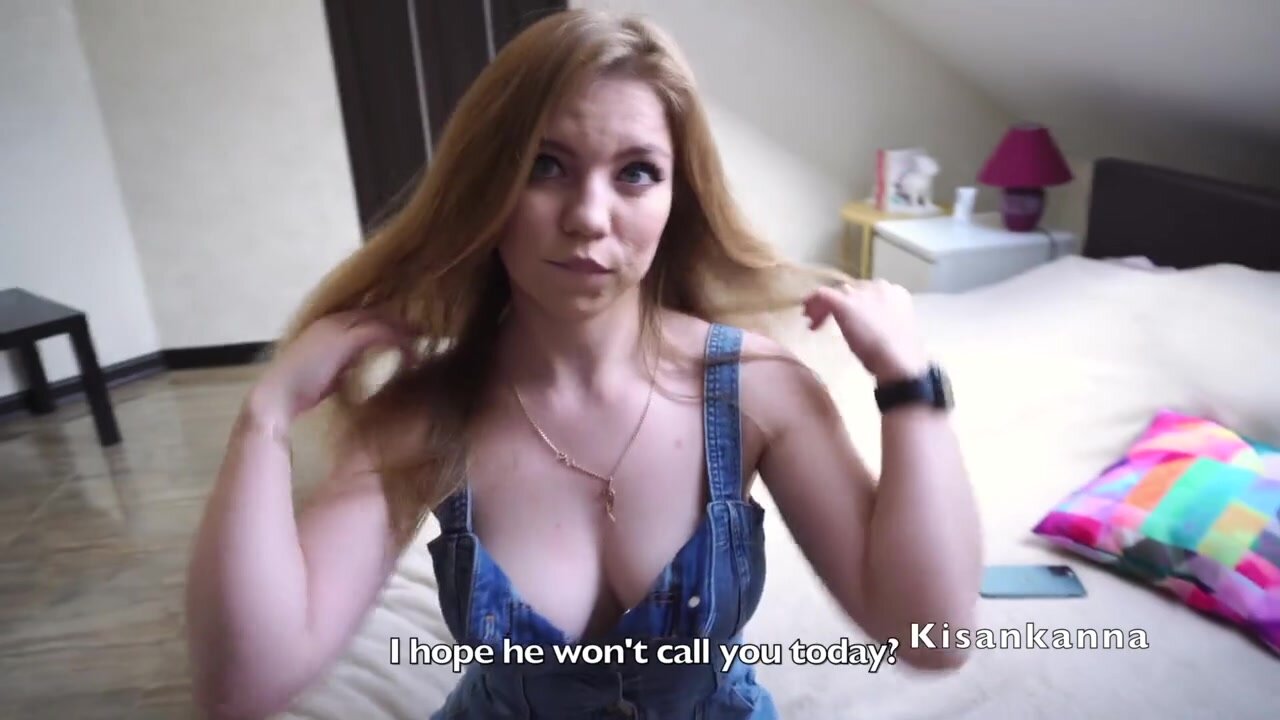 kisankanna - While you were calling her, her mouth was busy with my cock! in HD