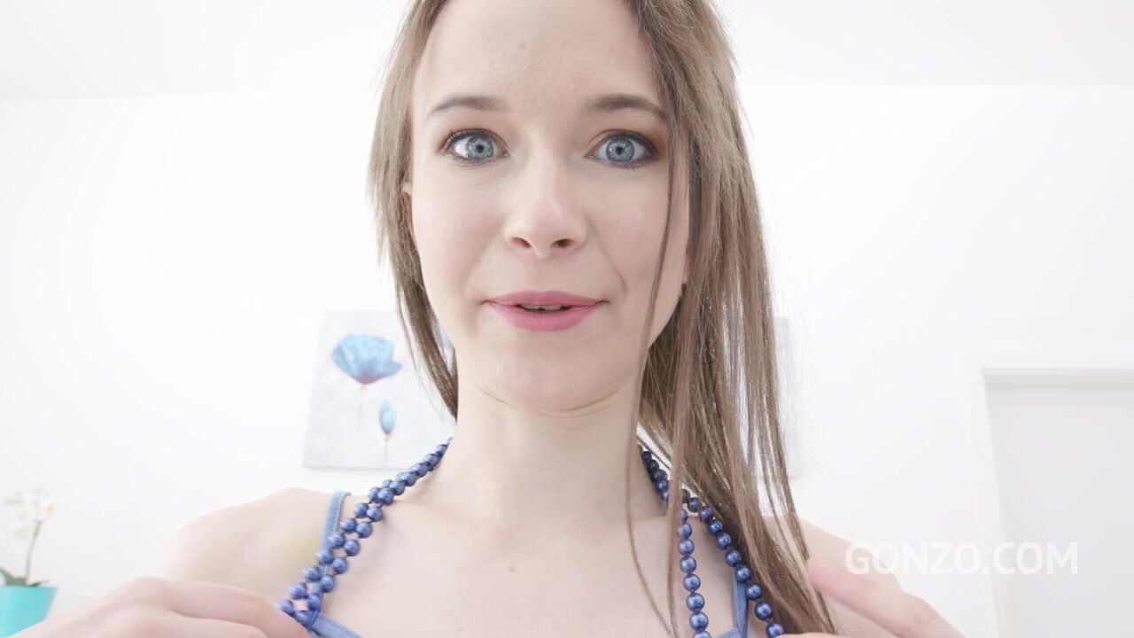 White teen Sweetie Plum returns to Gonzo for intense DP
