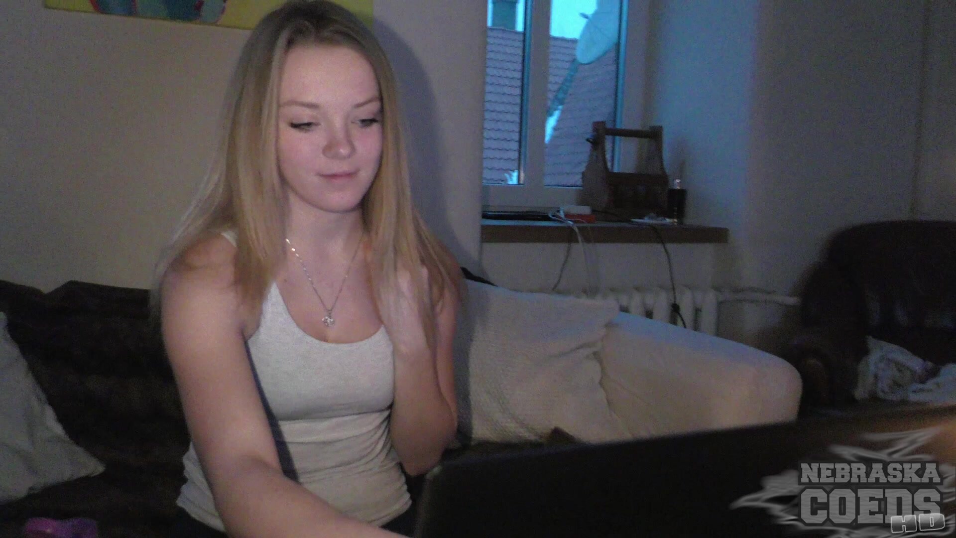 NebraskaCoeds - Beautiful Teen Tasha Doing A Webcam Sho
