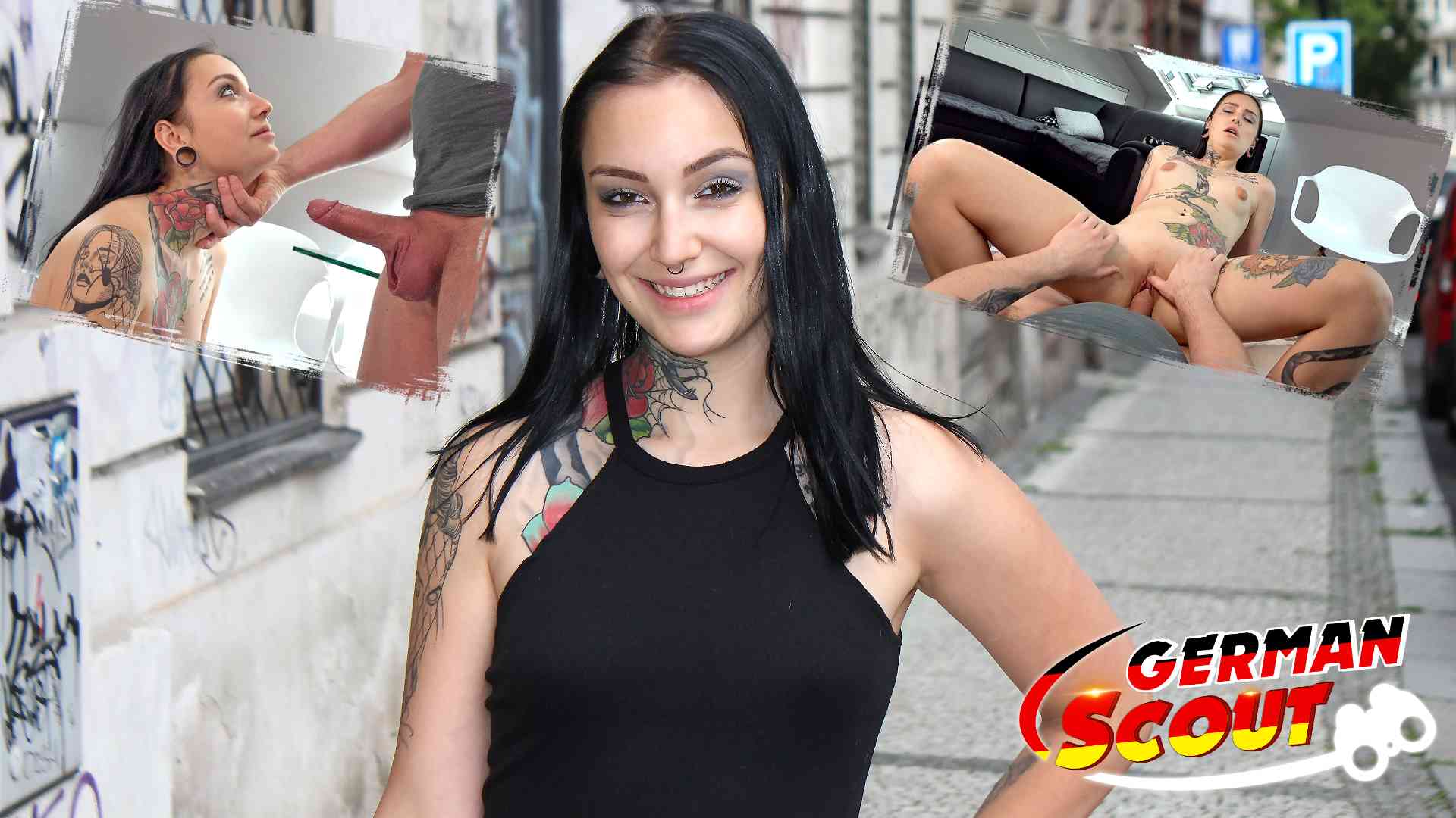 German Scout - Tall Tattoo Teen Sharlotte Pickup And Fuck