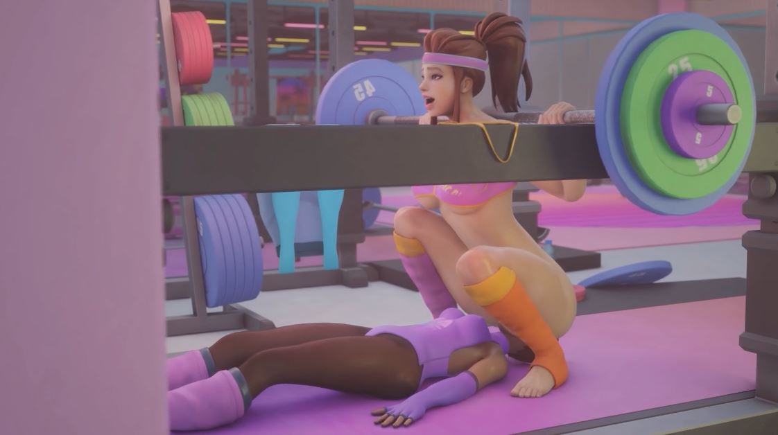 Sombra In Brigitte's Gym