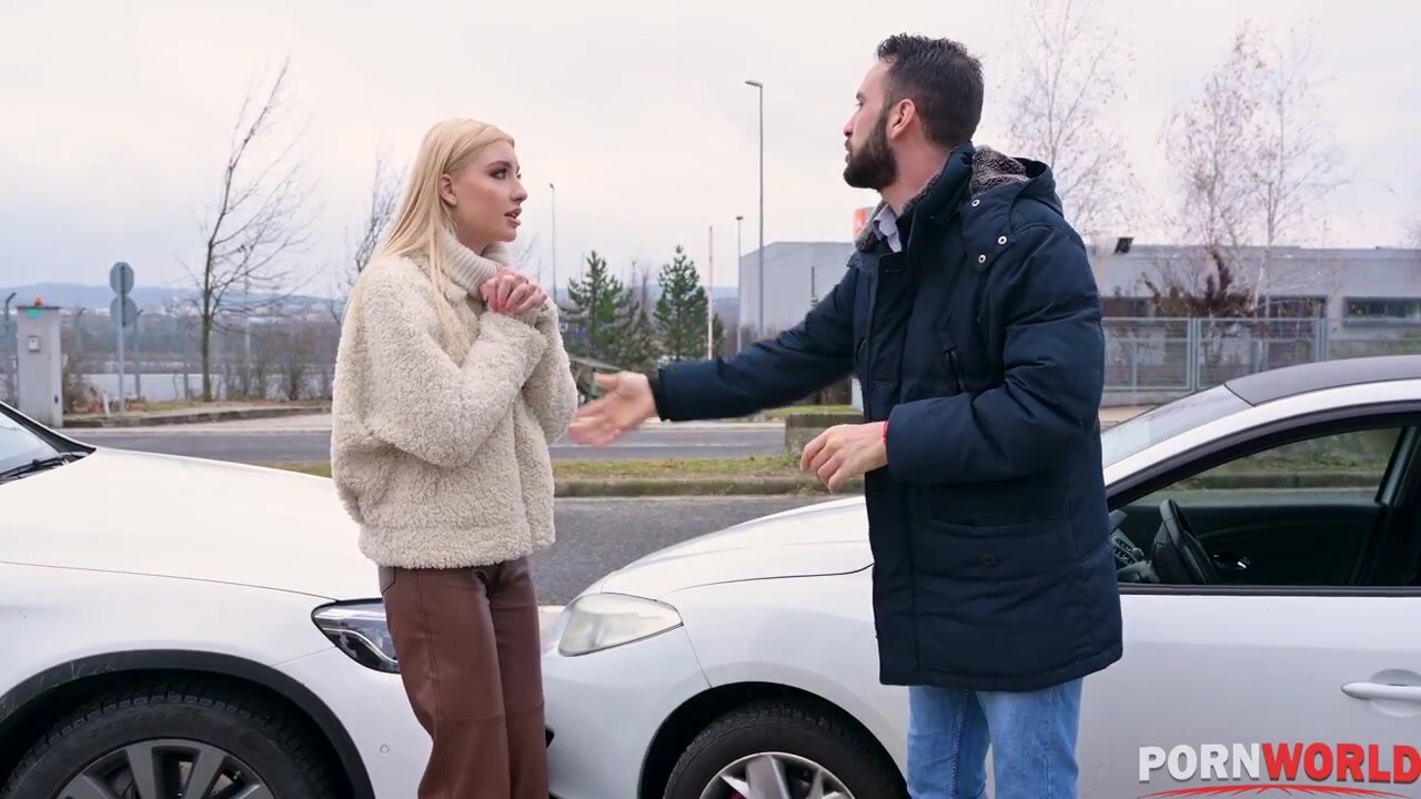 Englishman Uses Cock to Punish Sylvia Buntarka for Wrecking his Car