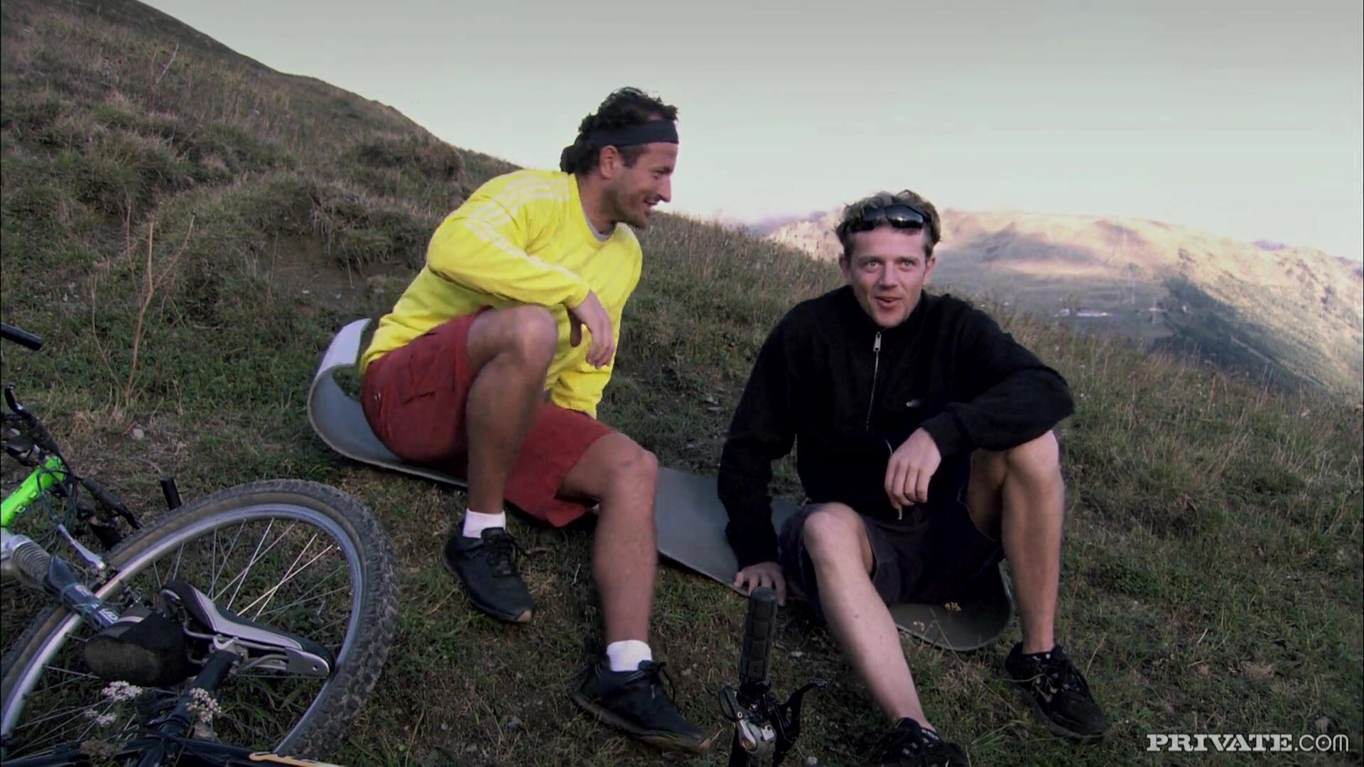 Sunny Jay Goes Mountain Biking and Meets Two Guys Who G