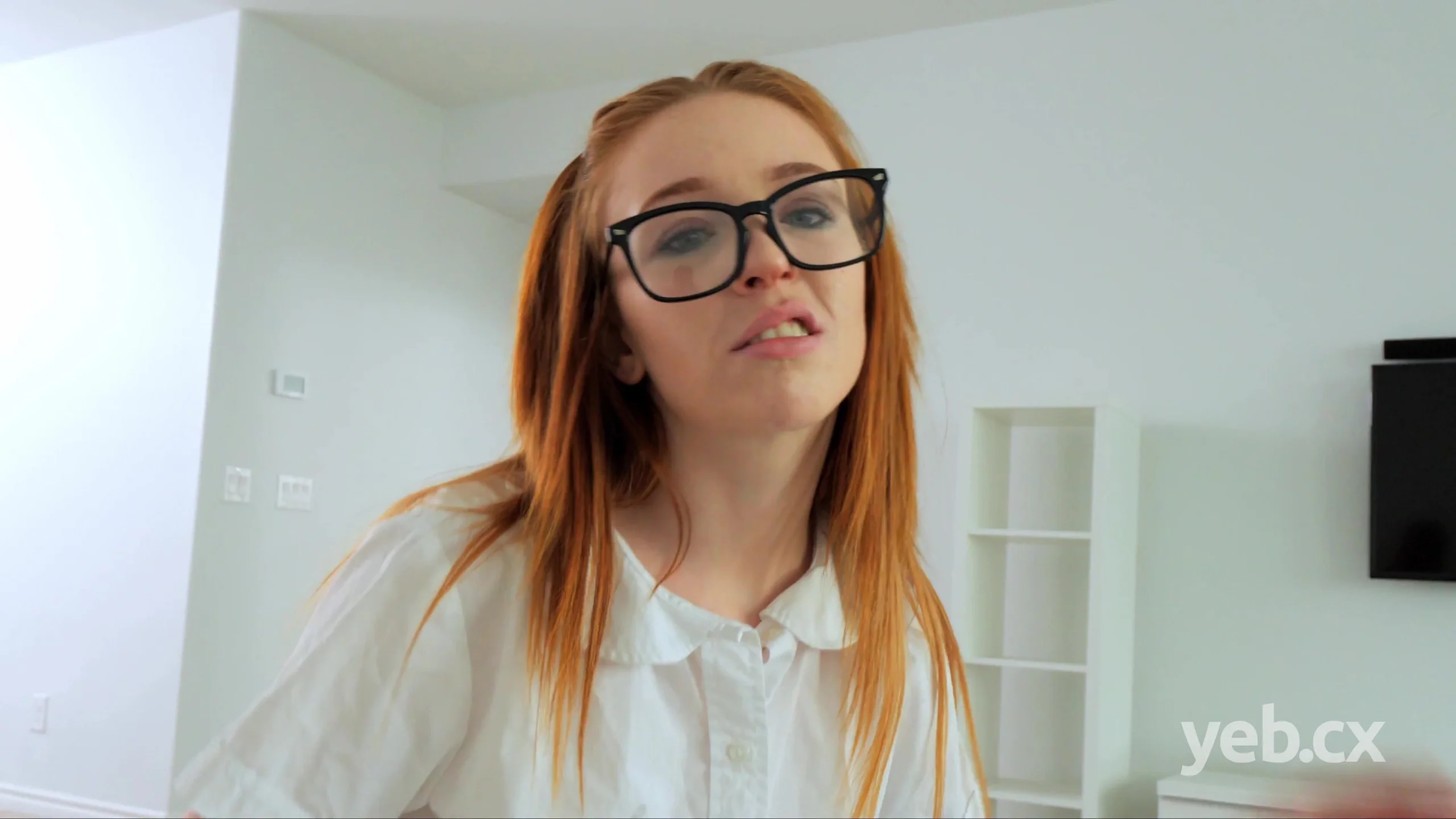 Redhead Teen Madi Collins In Glasses / Embed Player