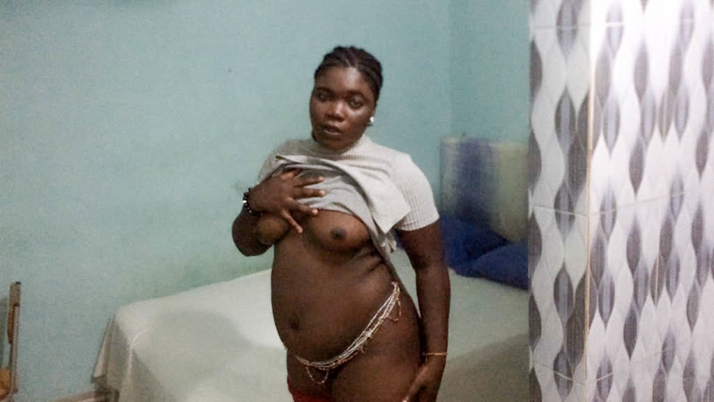 Thick Big Black Booty Bitch Ready For Her Congolese BF'