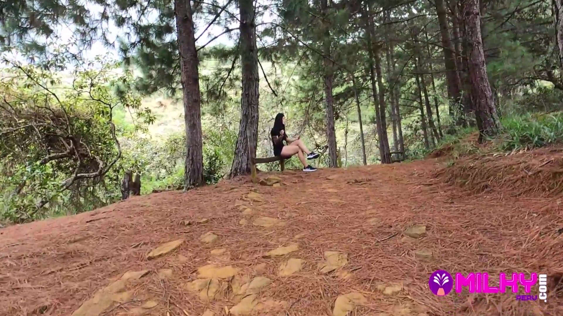 Salome Gil - Offering money to sexy girl in the forest in exchange for sex