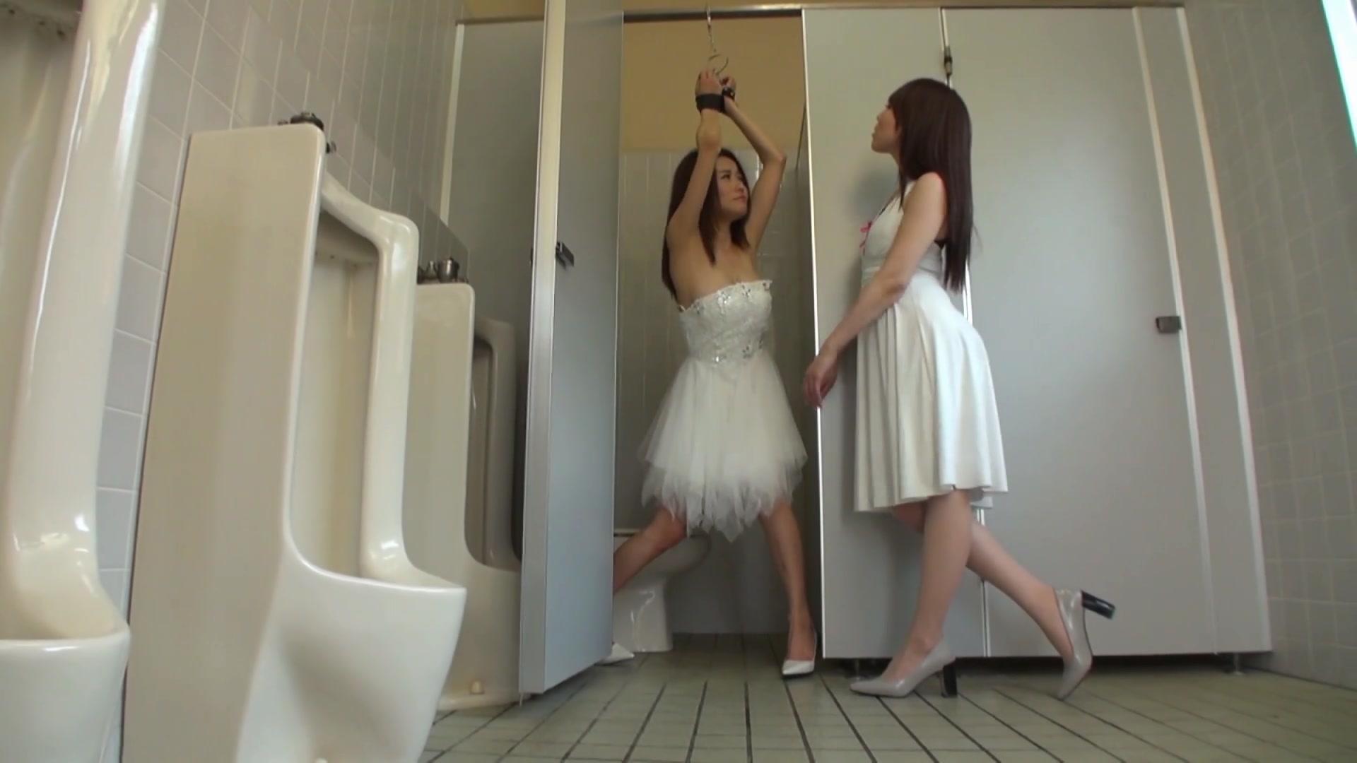 Rina Uchimura, Yuika Takashima SORA-083 p2 - censored jav lesbian dildo stockings heels nylon brunette pale