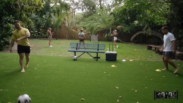 Group Cum Back Yard - Mofos - Callie Black Sporty And Spontaneous