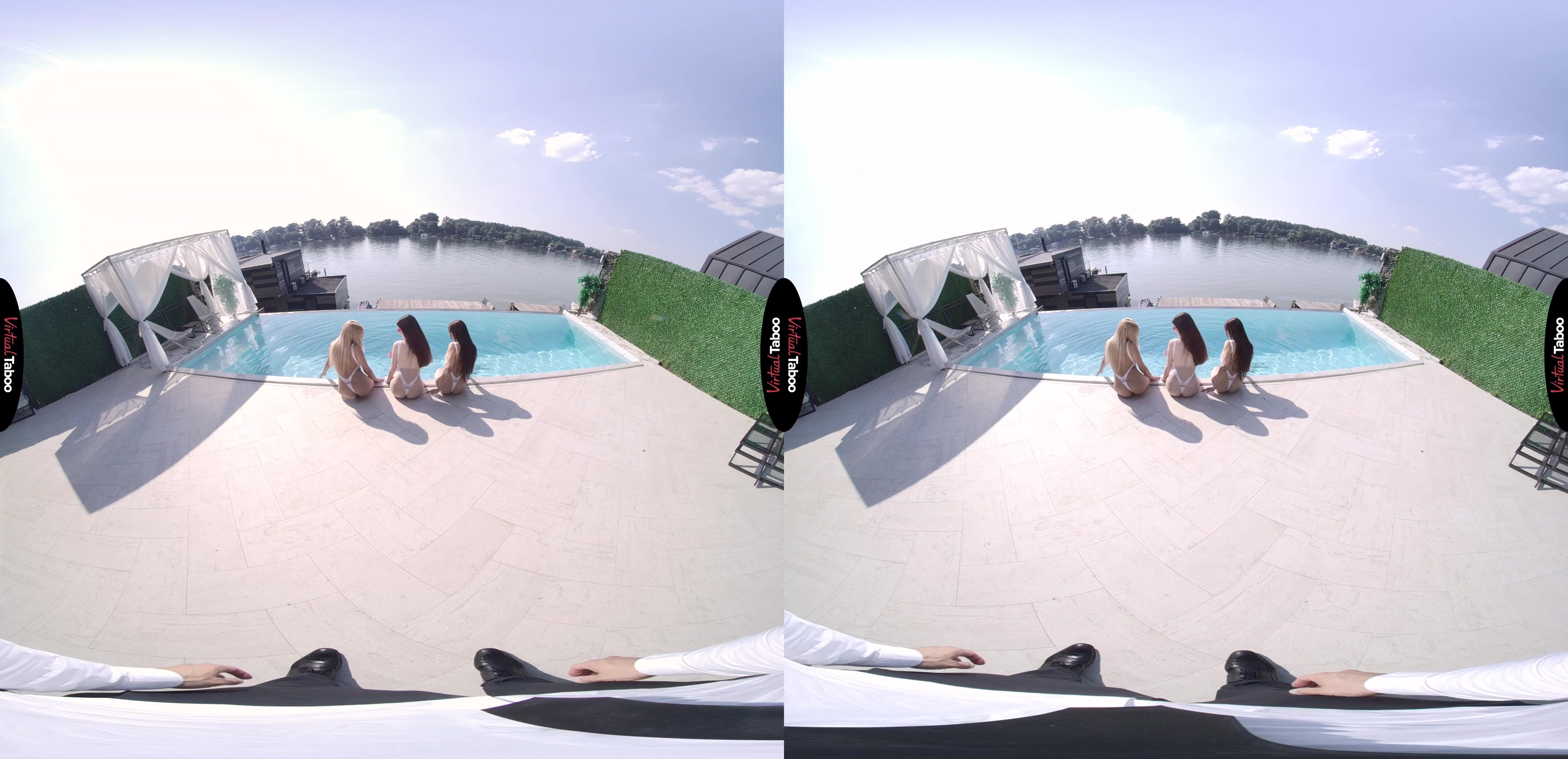 Hot Pearl, Lina Shisuta & Mia Grandy - Pool With A View