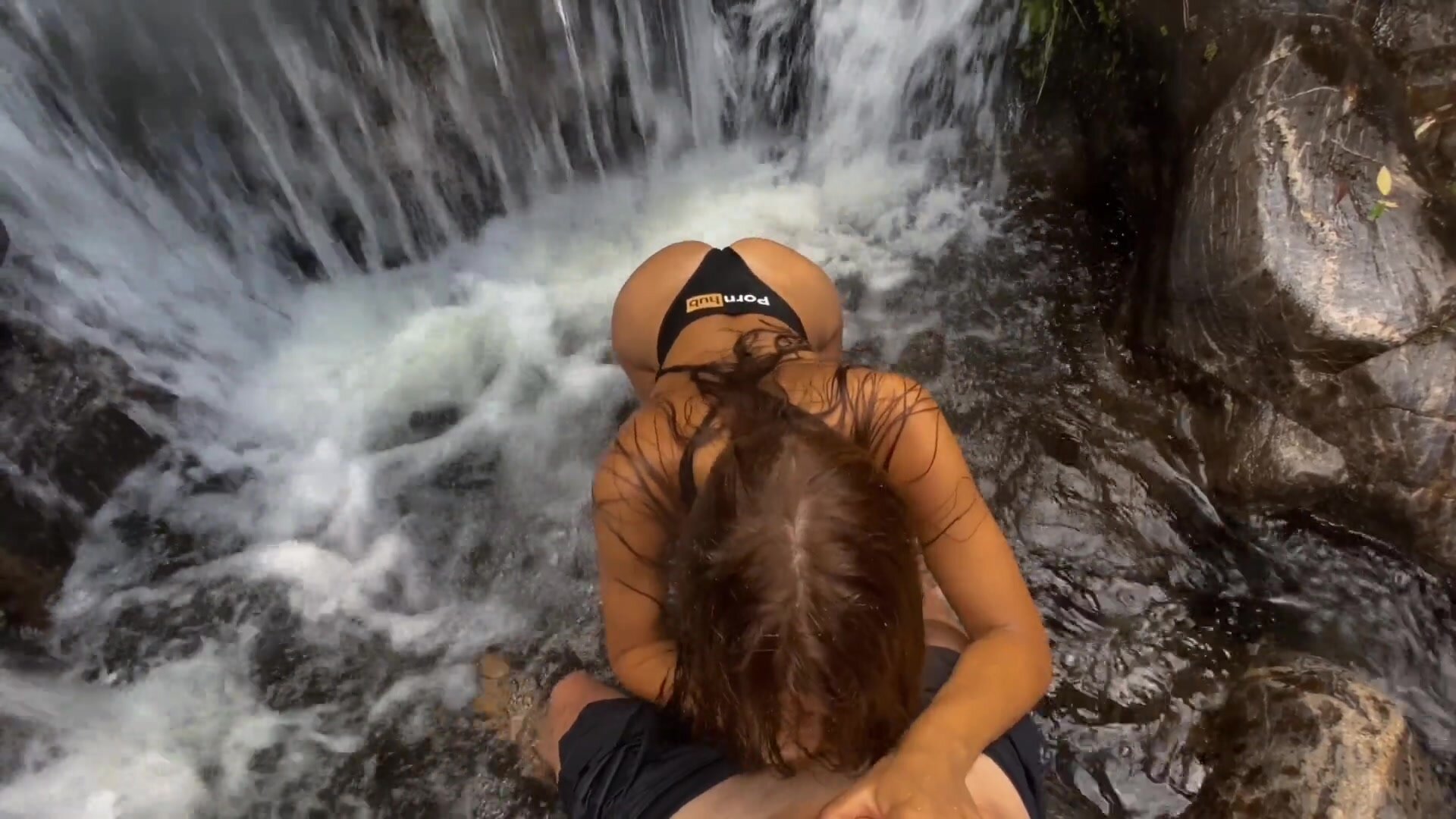 Pure Pleasure - PornHub's Hottest Amateur Takes on a Waterfall for her 25K Milestone - Pure Pleasure - 1080p