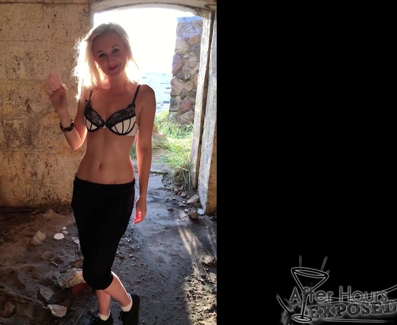 AfterHoursExposed - Public Blowjob from Ranta in Some Beach Fortress Ruins