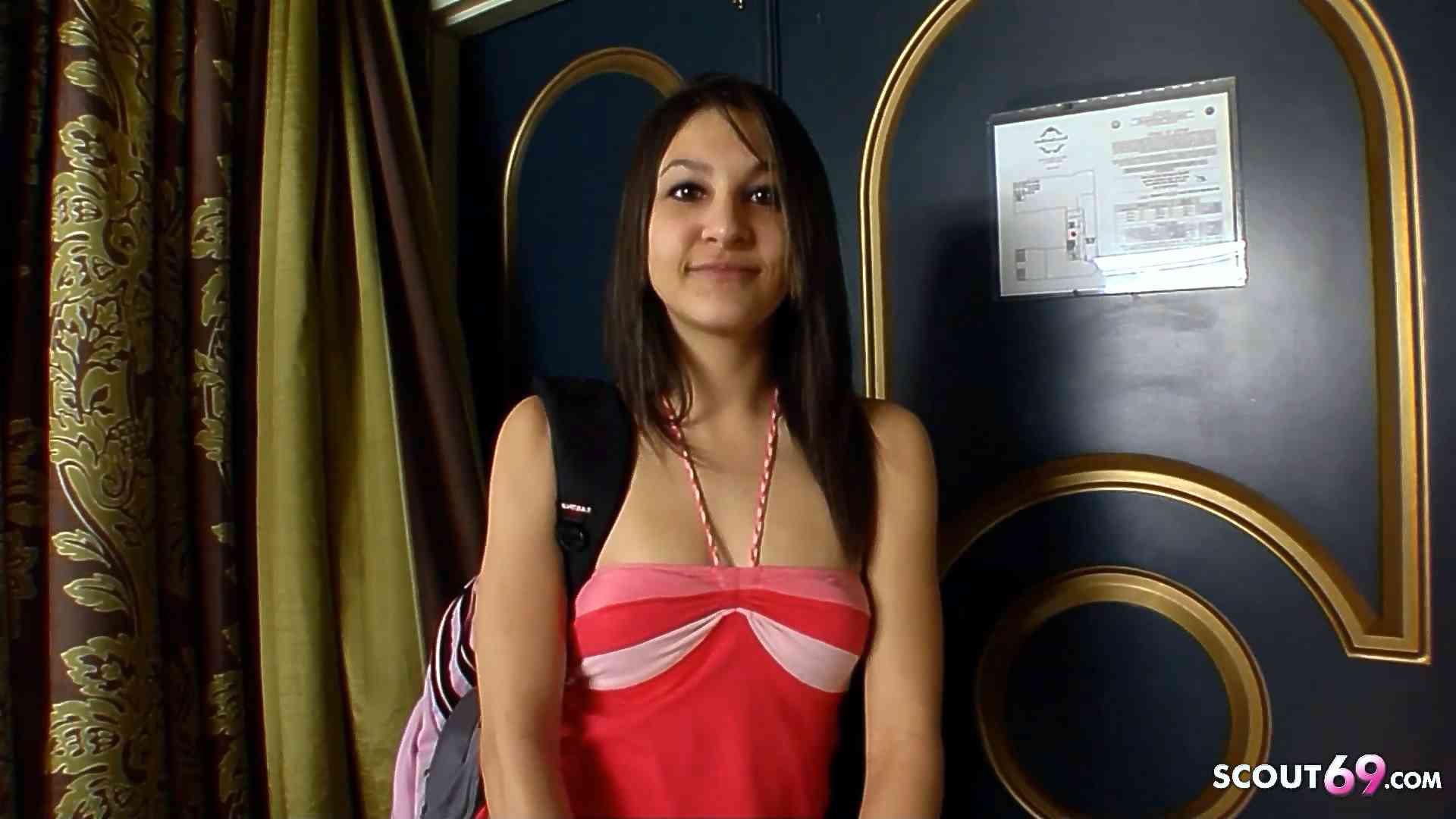 Teen Simone 18 with Small Tits Real First Time Porn Casting Sex by BWC