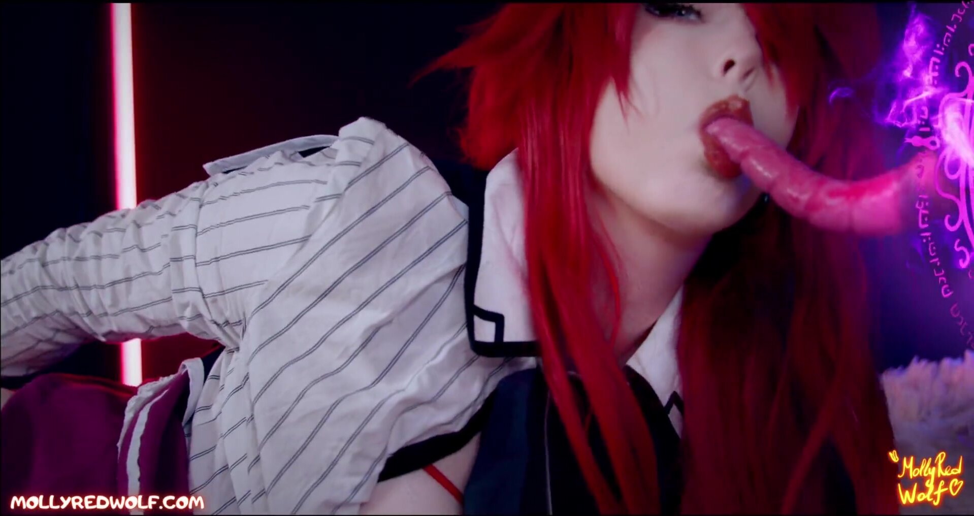 MollyRedWolf - Issei catches Rias having sex with a monster. DxD