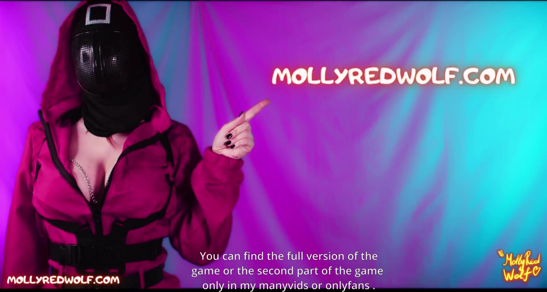 MollyRedWolf - Squid game 2. Try not to cum. Anal Levl 4K