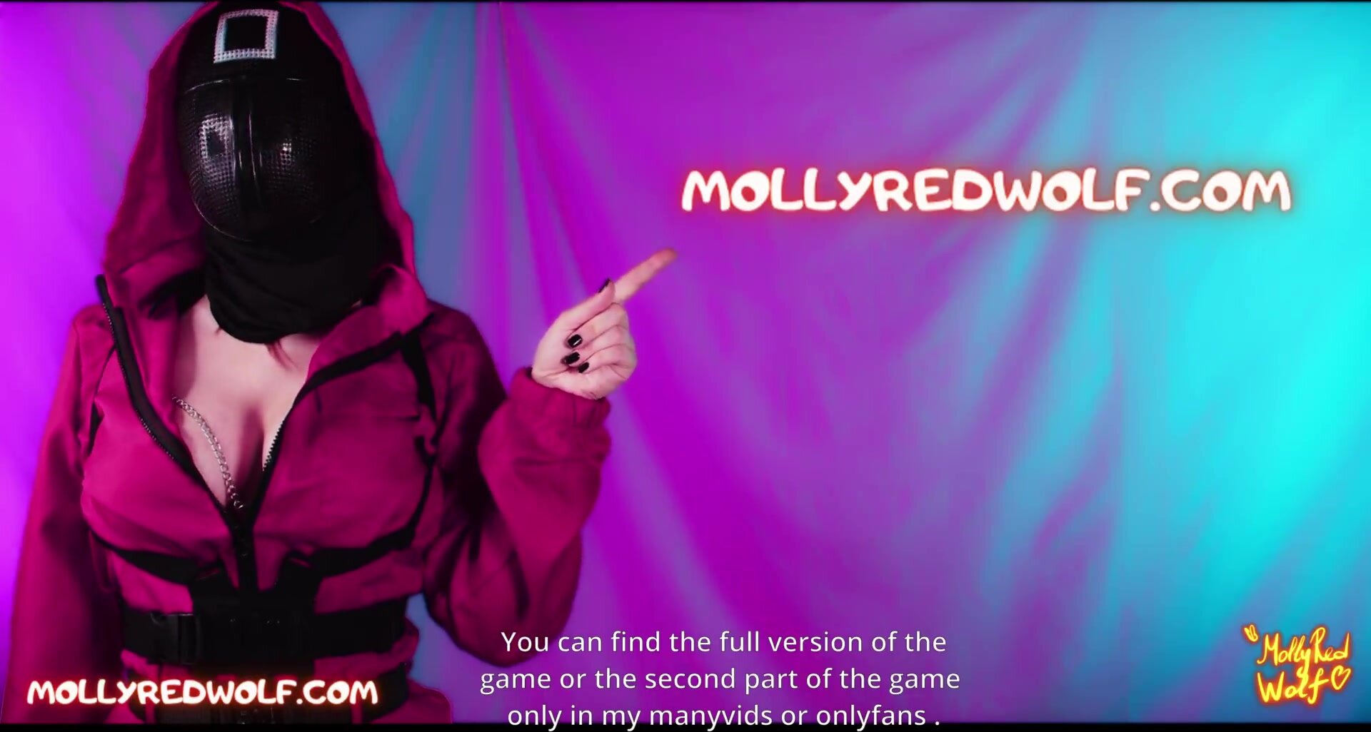 MollyRedWolf - Squid game. Try not to cum. 4K