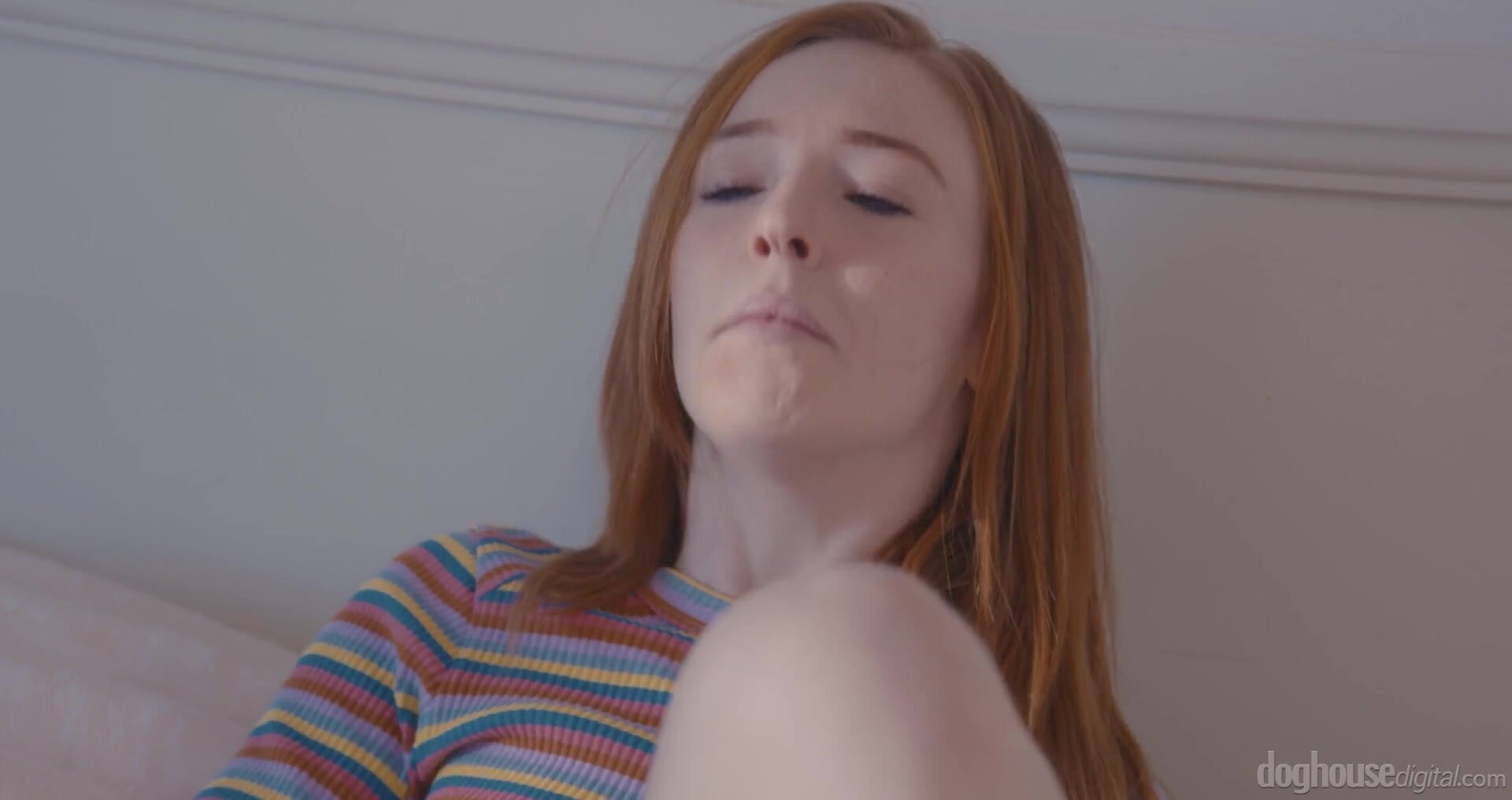 Madi Collins - Cute Teen Redhead Squirts And Gets Fucked By Stepbrother