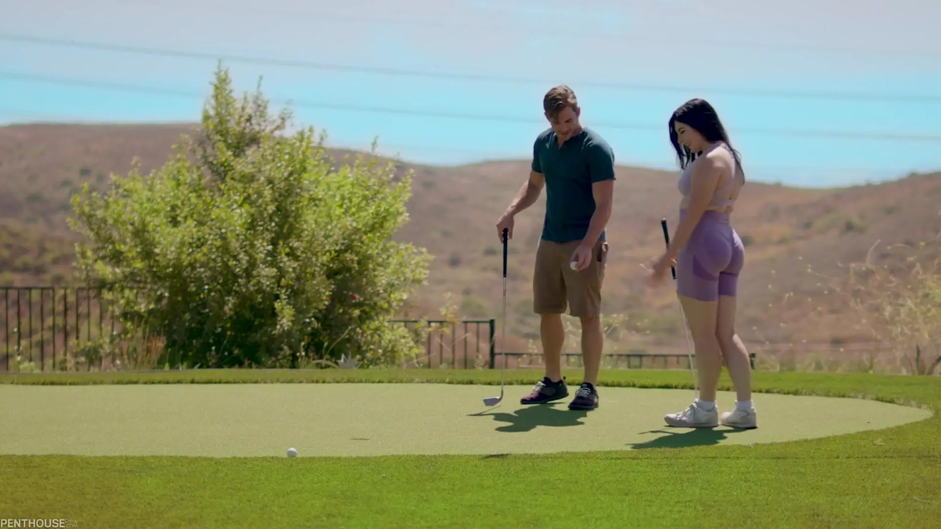 Keira Croft - Busty Teen With Big Ass Gets Fucked By Golf Instructor