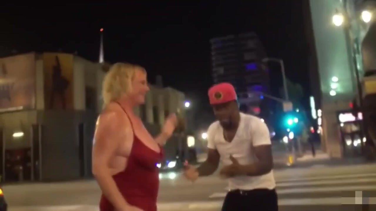 Rome Major Fucking a Busty Blonde MILF in Public Place