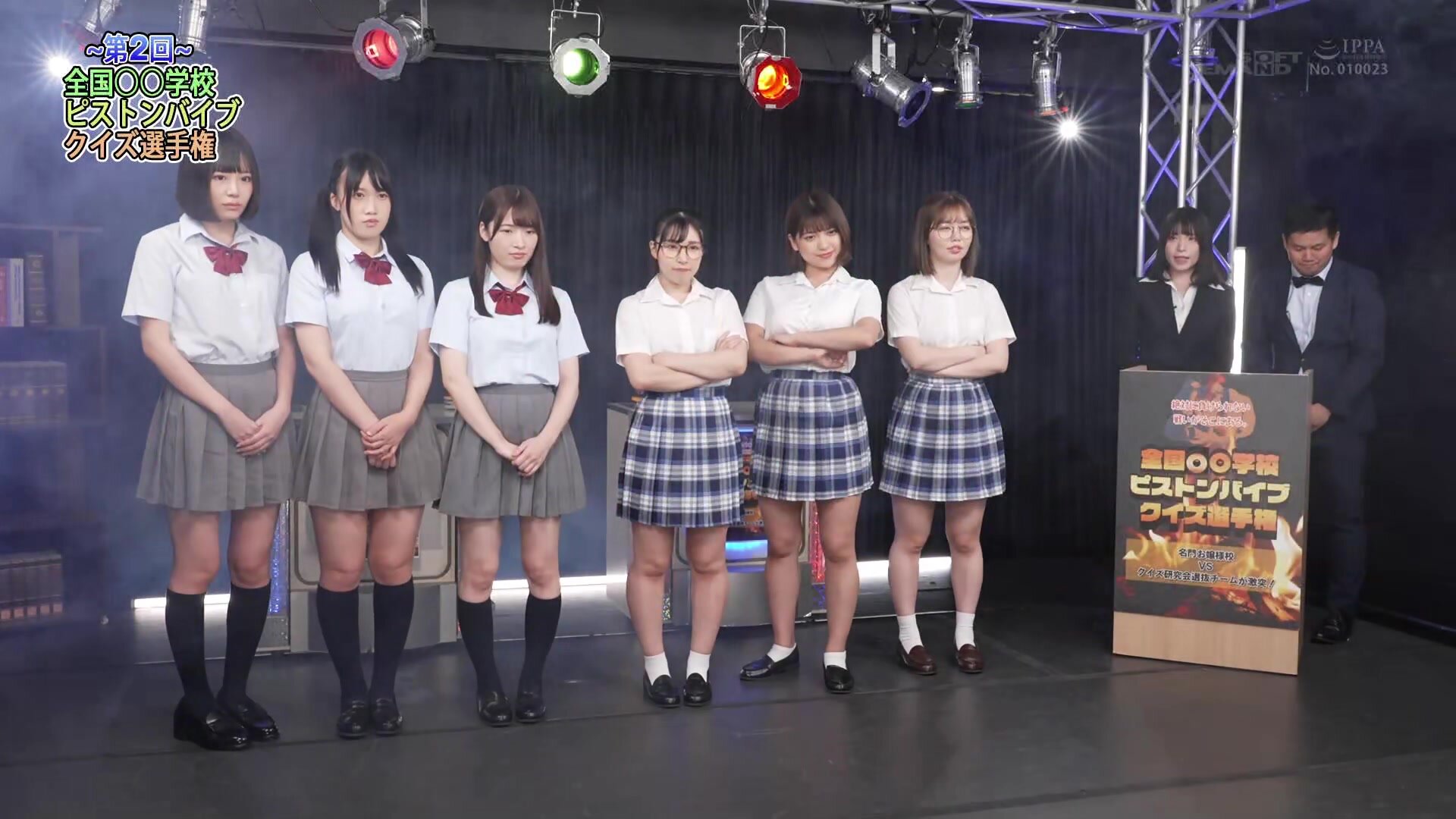 SDDE-714 Female students from prestigious schools clash! National ○ School Student Piston Vibrator Quiz Championship 2 A turbulent youth quiz variety show ~Difficulty level and orgasm power up! ~ A series of intense answers with lots of squirting!