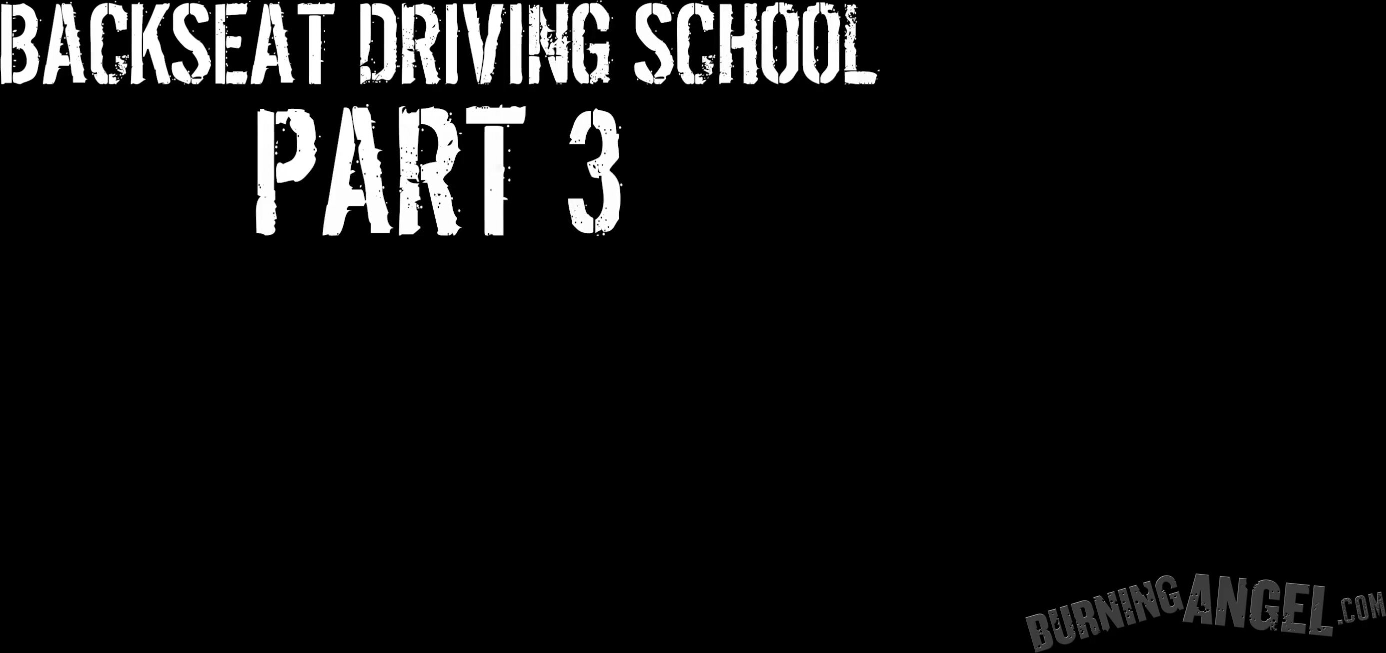 Charlotte Sartre - BackSeat Driving School in 4K