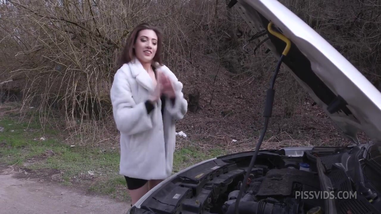 Emily Pink - The Broken Car 1 Wet, ATM, Balls Deep, DAP, DP, Extreme Deepthroat, Rough Sex, Big Gapes, Drink, Creampie Swallow in HD