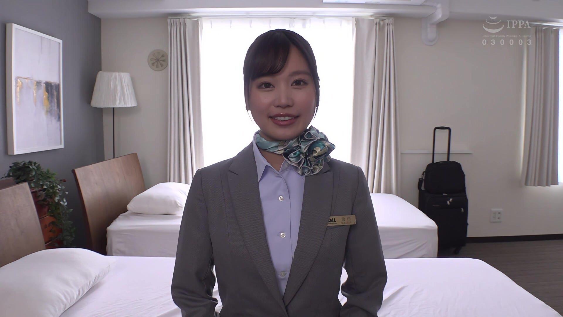 UFD-075 Sexual intercourse with a longing stewardess Minami Maeda