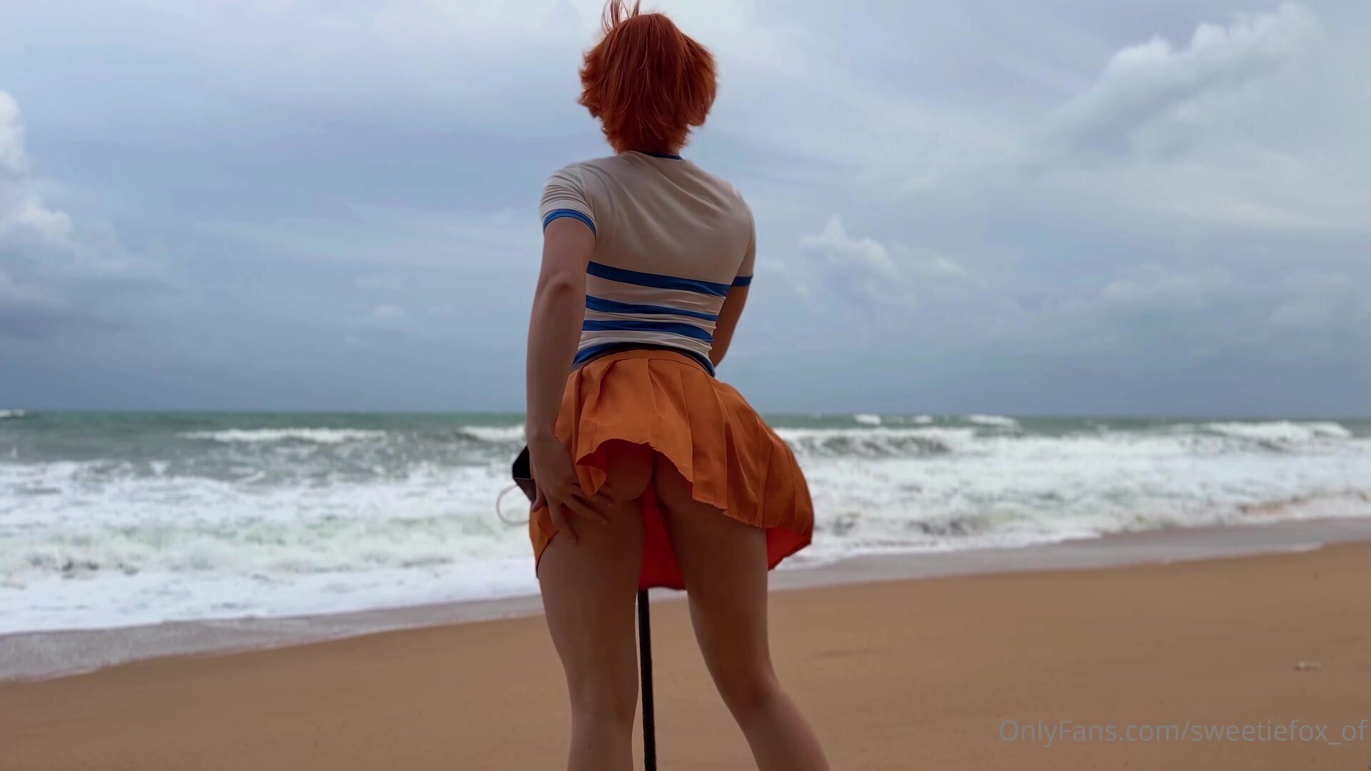 Sweetie Fox - OF - New BG Sextape With Nami from One Piece