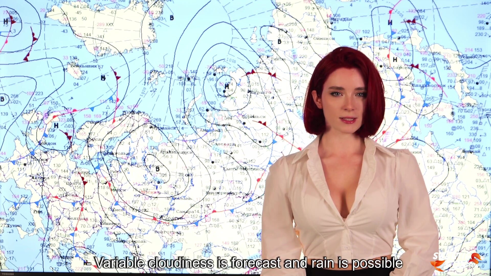 Sweetie Fox - PH - Weather Forecast Presenter Fucks on Live News and Receives two Cumshots POV