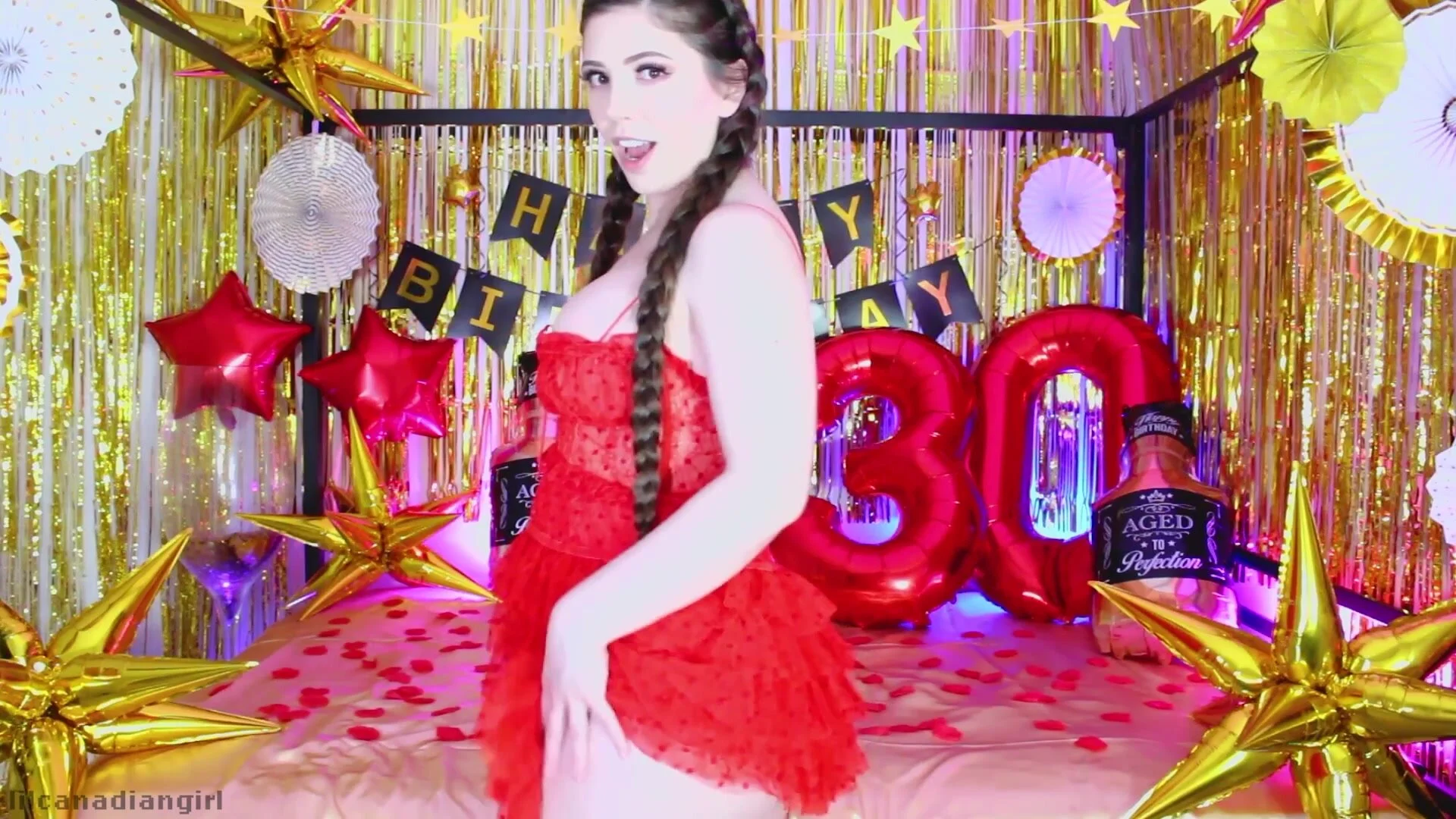 Lilcanadiangirl - Cock Struck Birthday Fuck | Porntr...