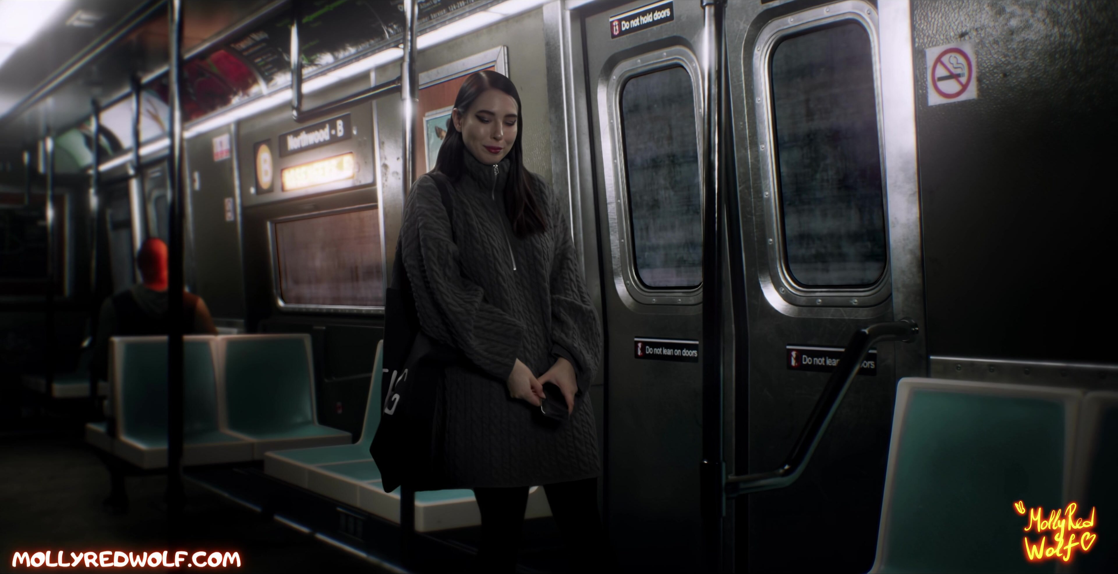 Mollyredwolf - Beautiful Stranger Sucked Me In Train