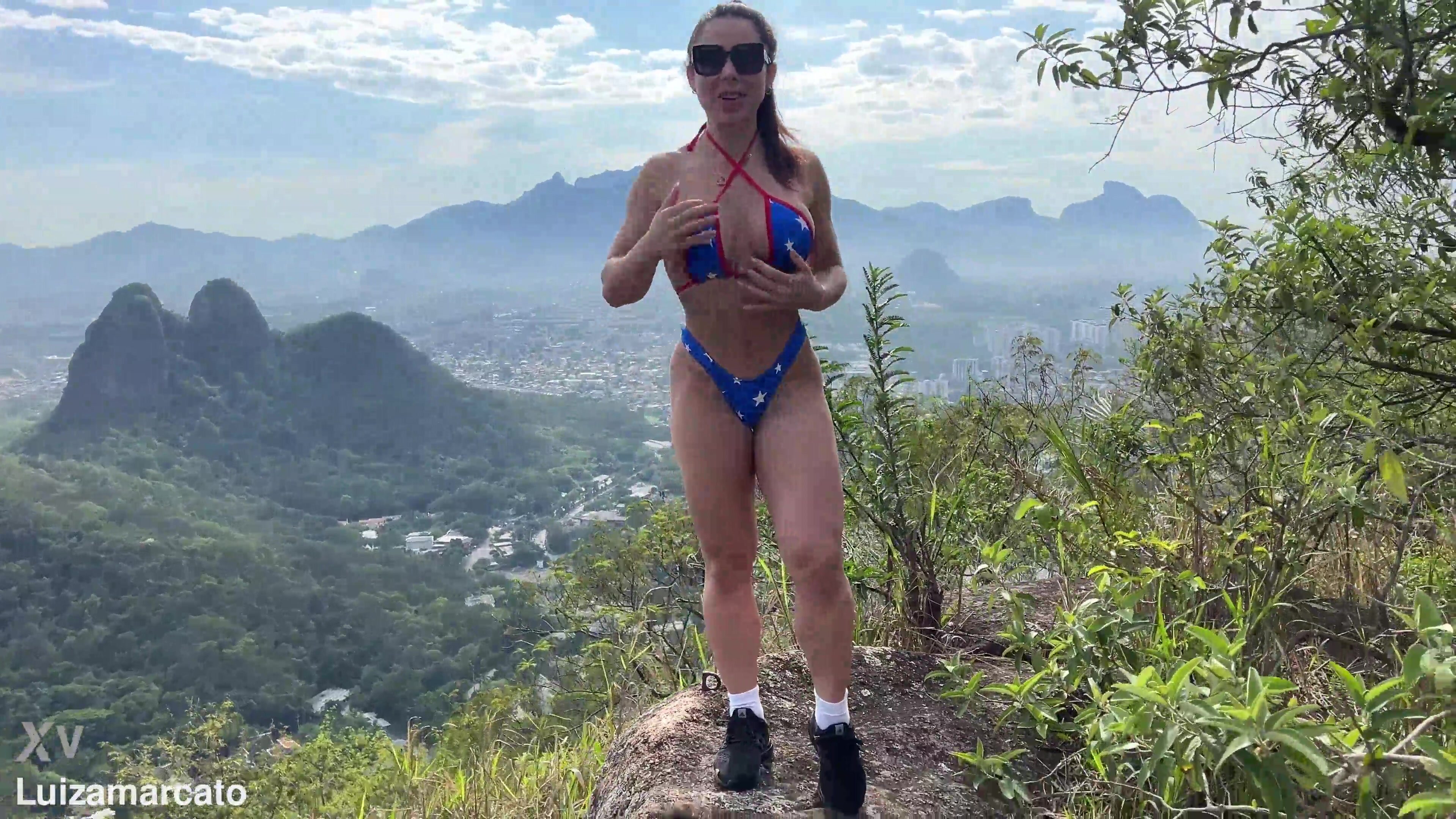 Luiza Marcato - Hiking With A Busty Hottie Turned Into An Amazing POV Pussy Fuck And Cumshot