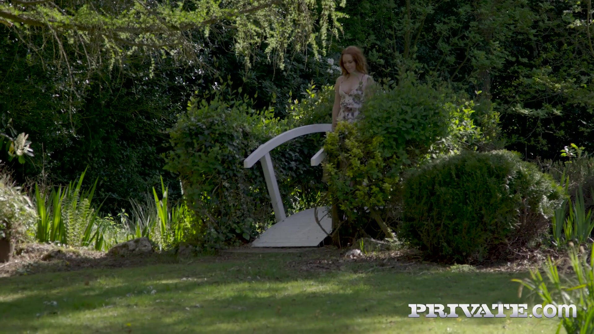 Private - Ella Hughes in hyde park without panties