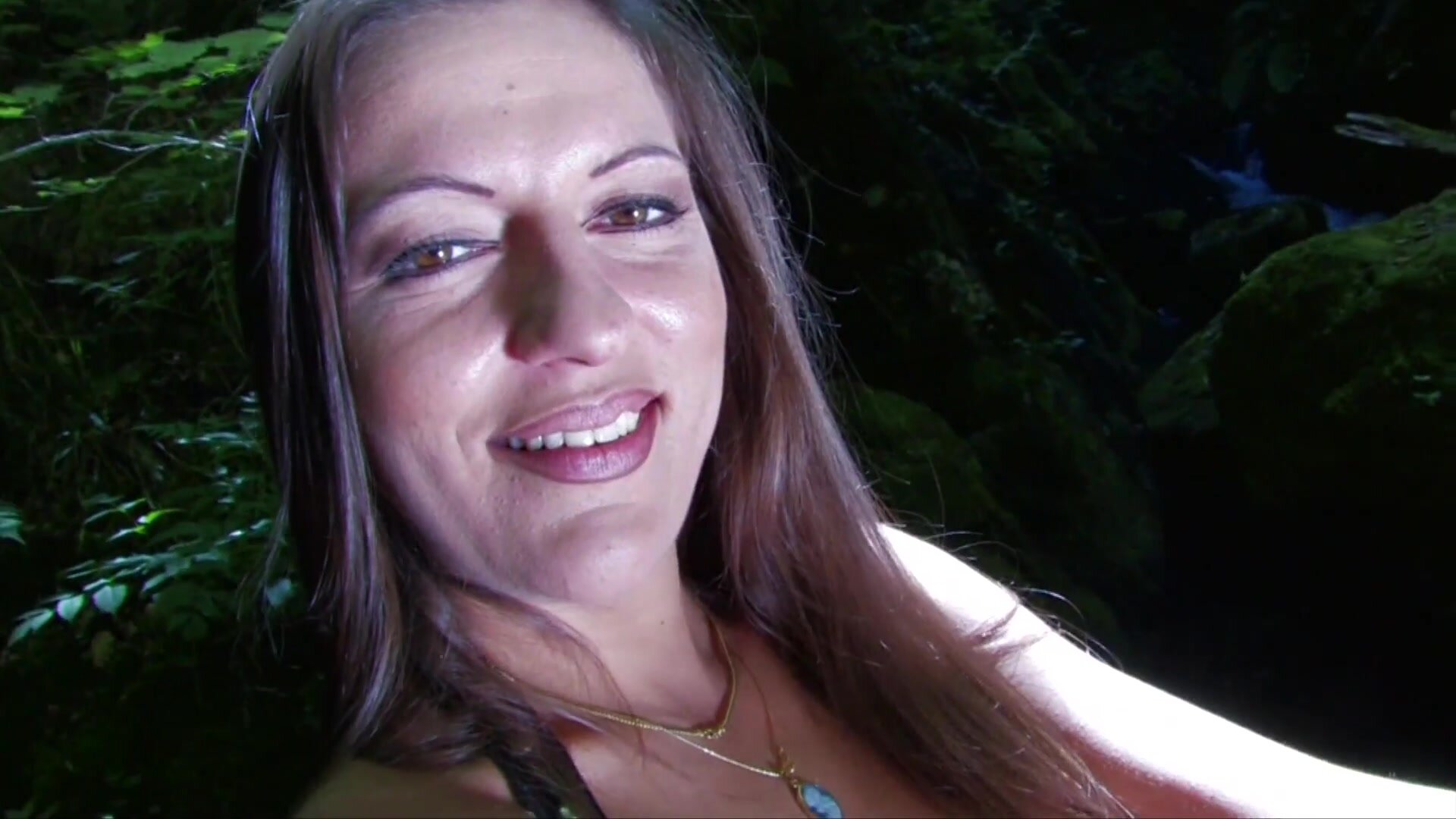 Thot Factory - Anal loving stepmom fucking outdoors in the jungle