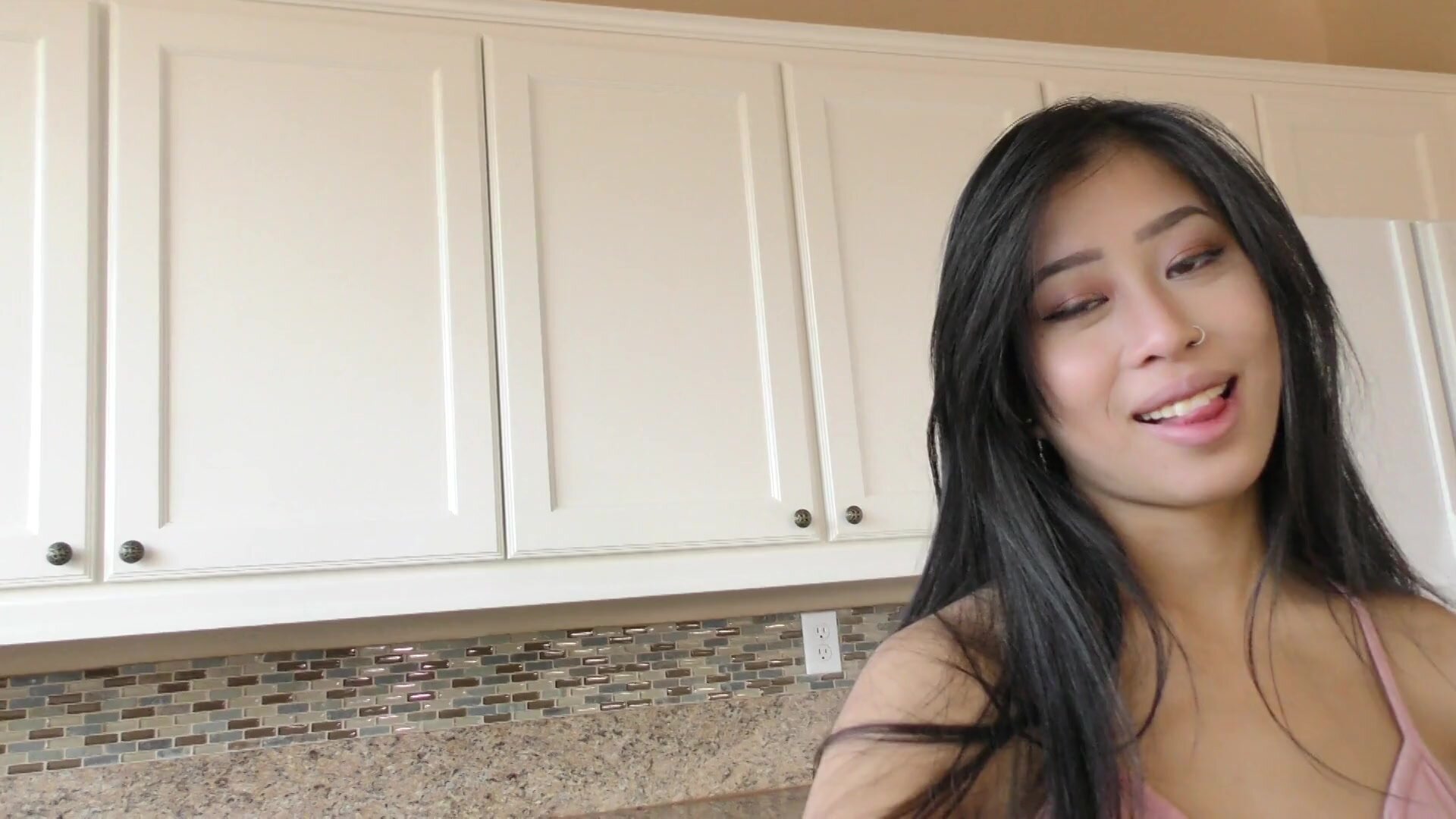 Jade Kush - Petite Asian Teen Creampied By Stepdad