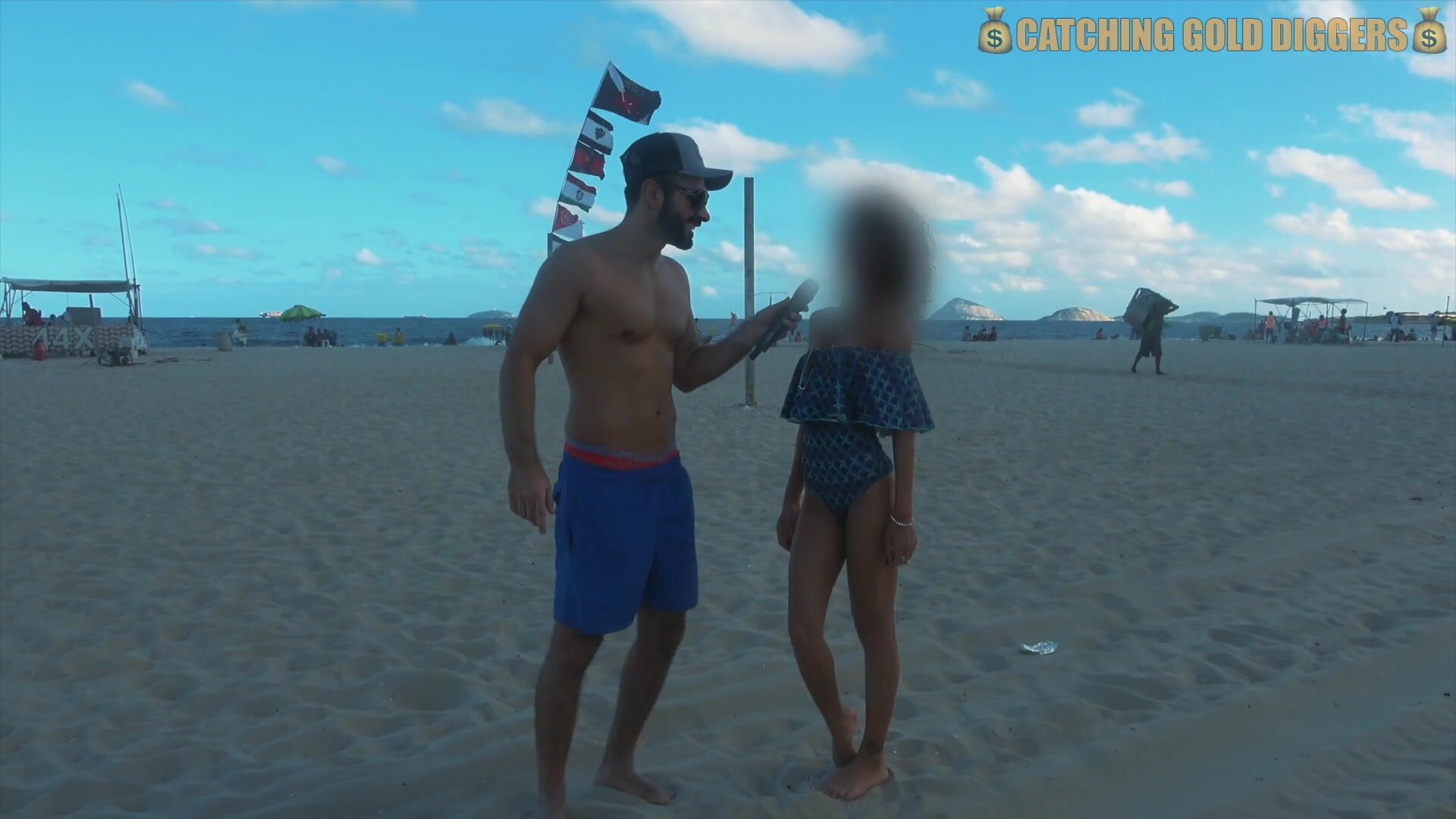 CatchingGoldDigger - Skinny Brazilian Teen Gets Fucked after a Beach Interview