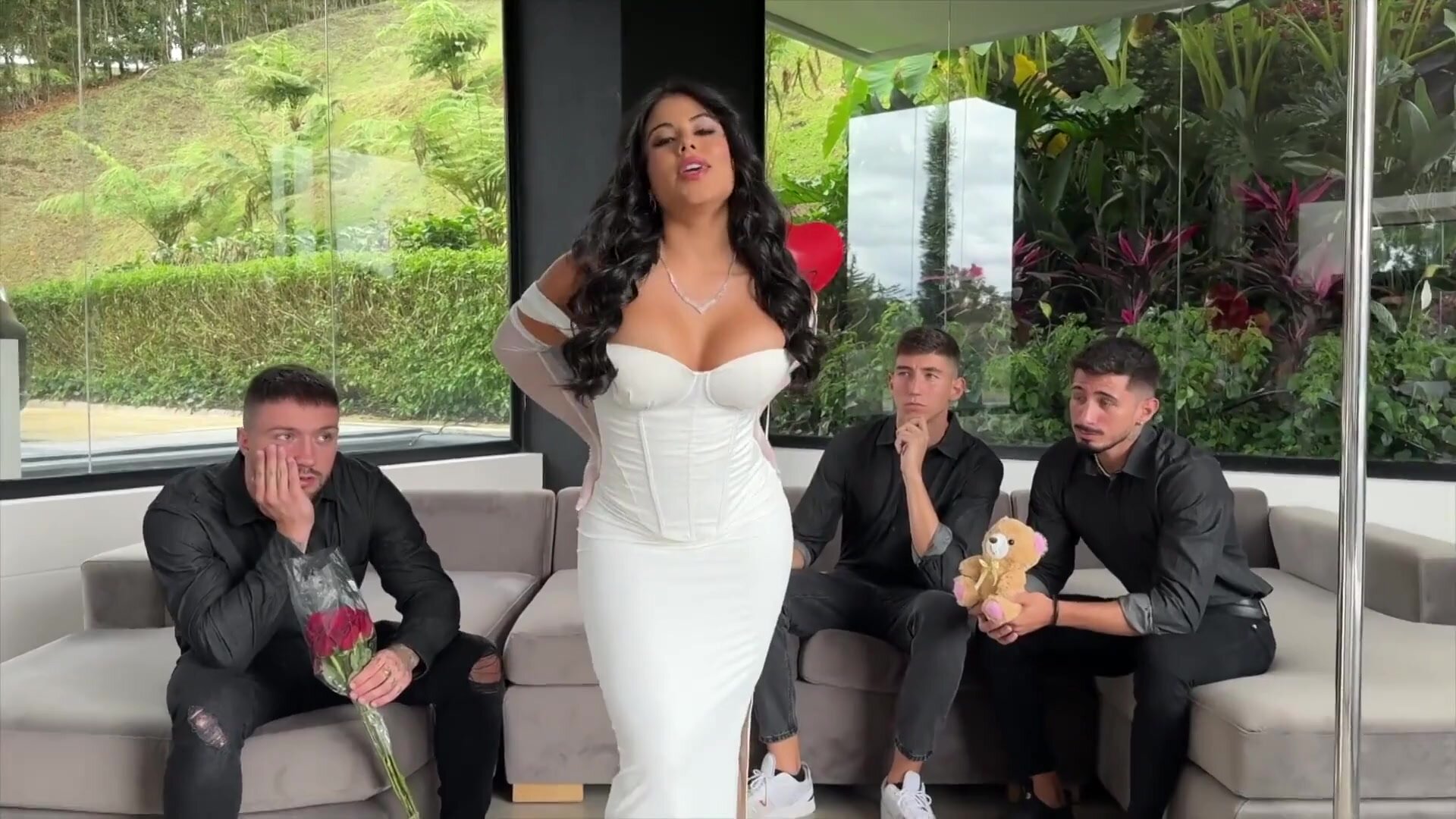 EP - Latin Steffy Moreno And 3 Spanish Studs (EqA) Big Ass