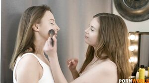 PornWorld - GP2337 - Sharing a Cock in the Make-Up Room - Two Bisexuals Ride one Dick - Cock-Sharing Bisexual Babes
