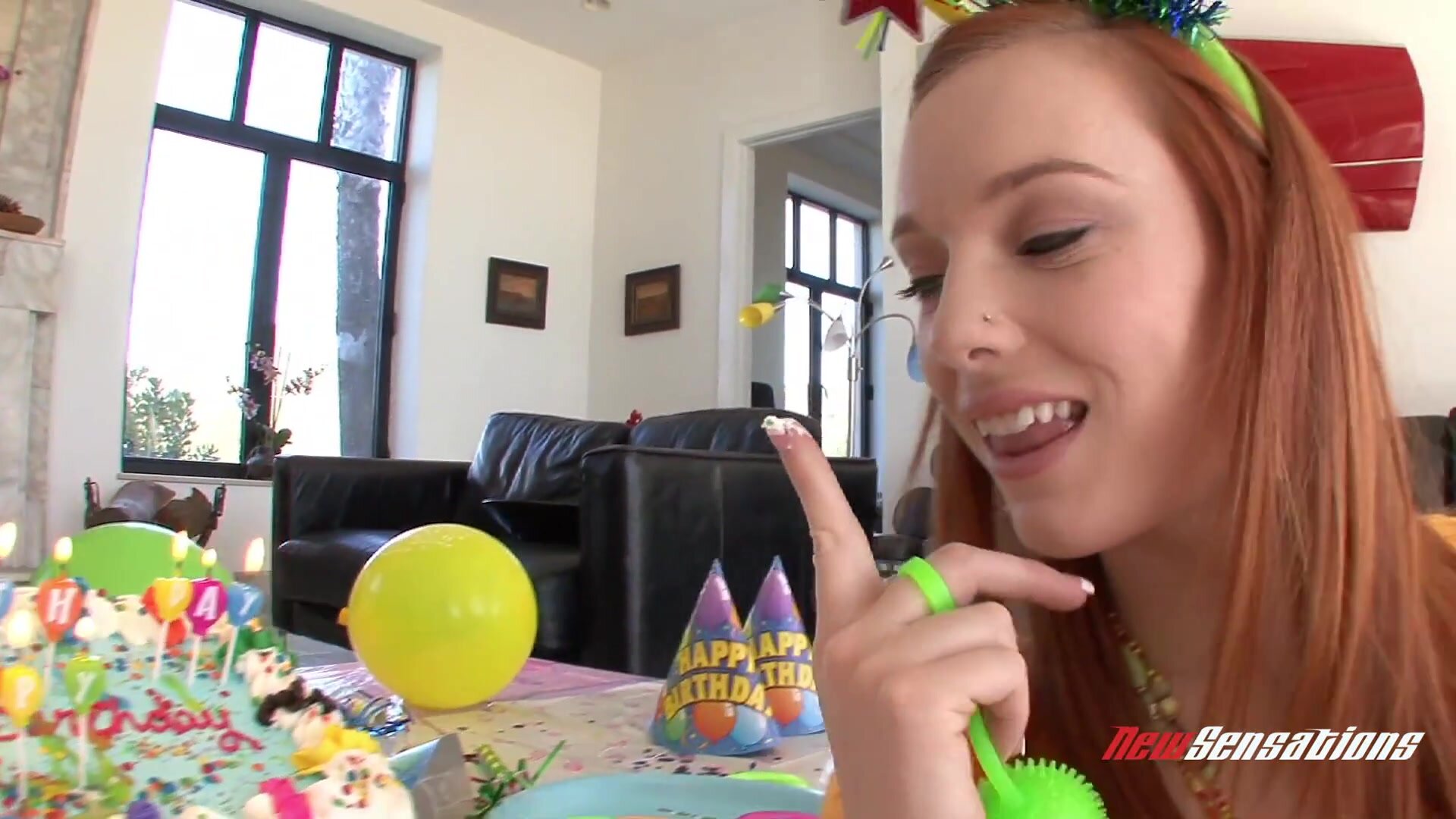 Petite redhead teen wants to get fucked for her 18th birthday
