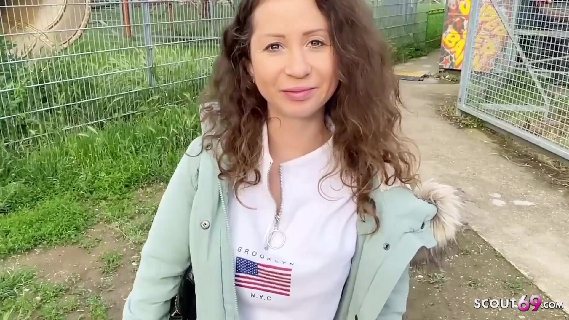 Anal Defloration Sex For Curly Hair Julia Bach At Pickup Casting