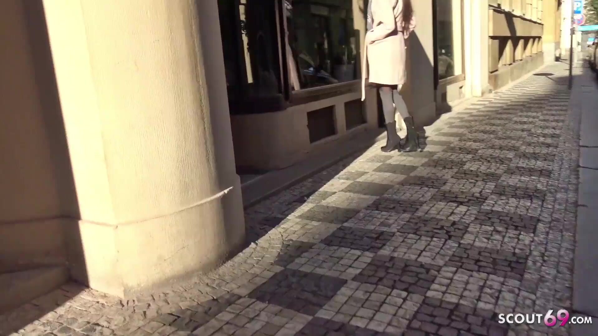 Skinny Long Legs Ashley Seduce To Fuck At Real Street Casting
